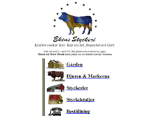 Tablet Screenshot of ekensstyckeri.se